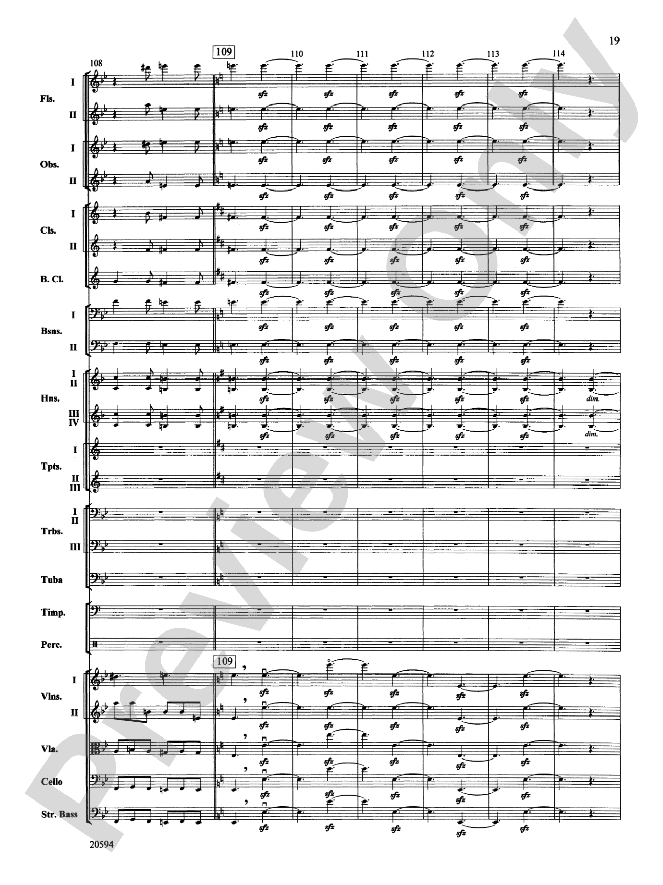 Symphony No. 9 (Fourth Movement): Full Orchestra Conductor Score & Parts