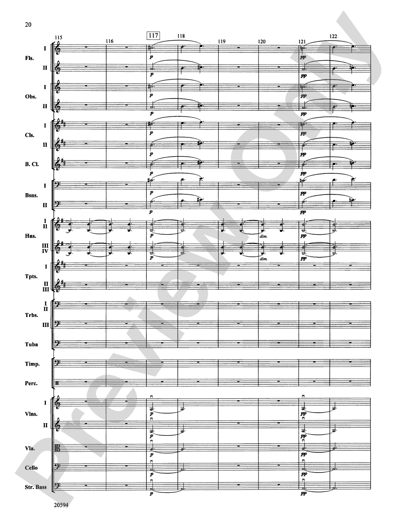 Symphony No. 9 (Fourth Movement): Full Orchestra Conductor Score & Parts