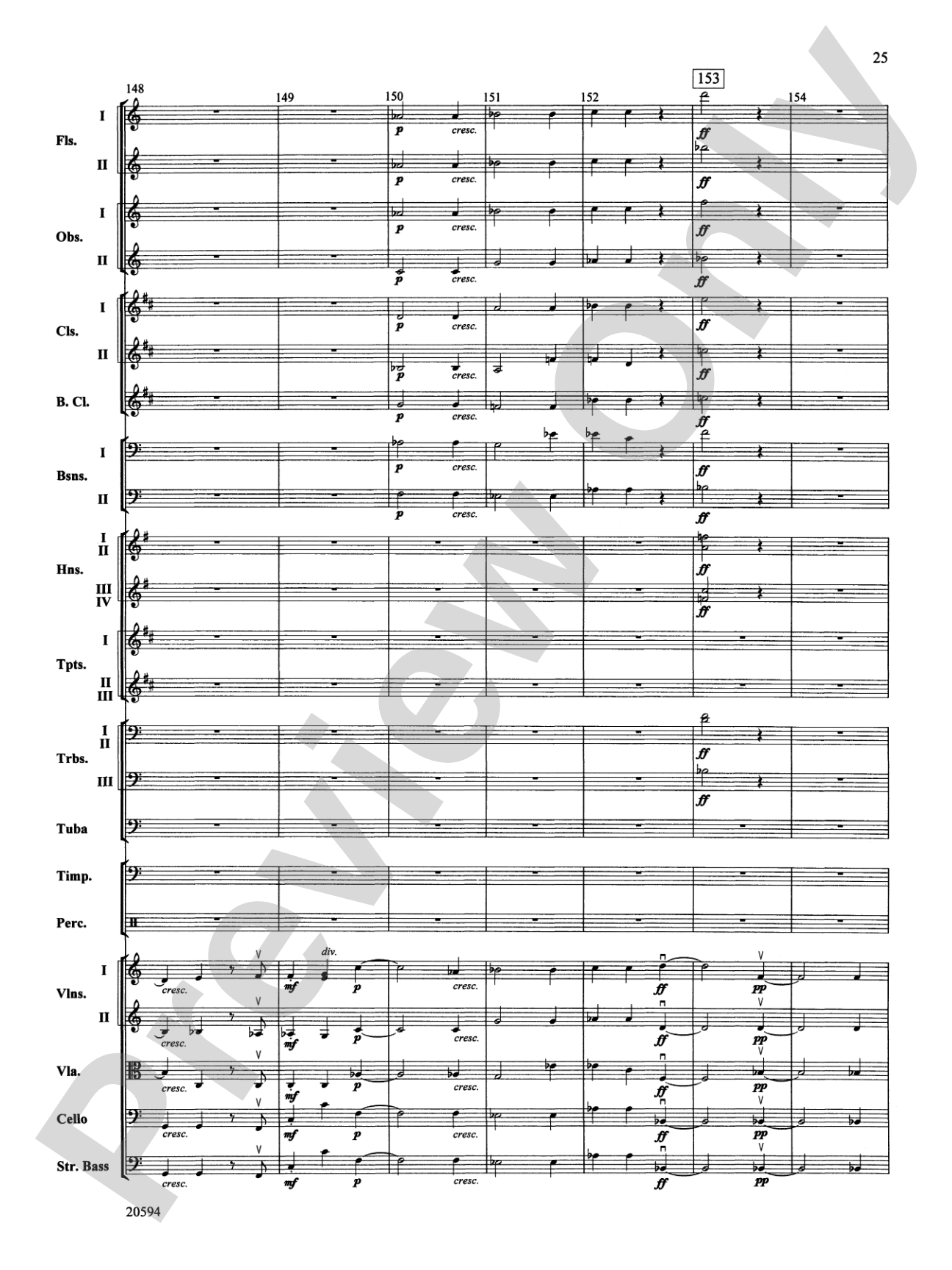 Symphony No. 9 (Fourth Movement): Full Orchestra Conductor Score & Parts