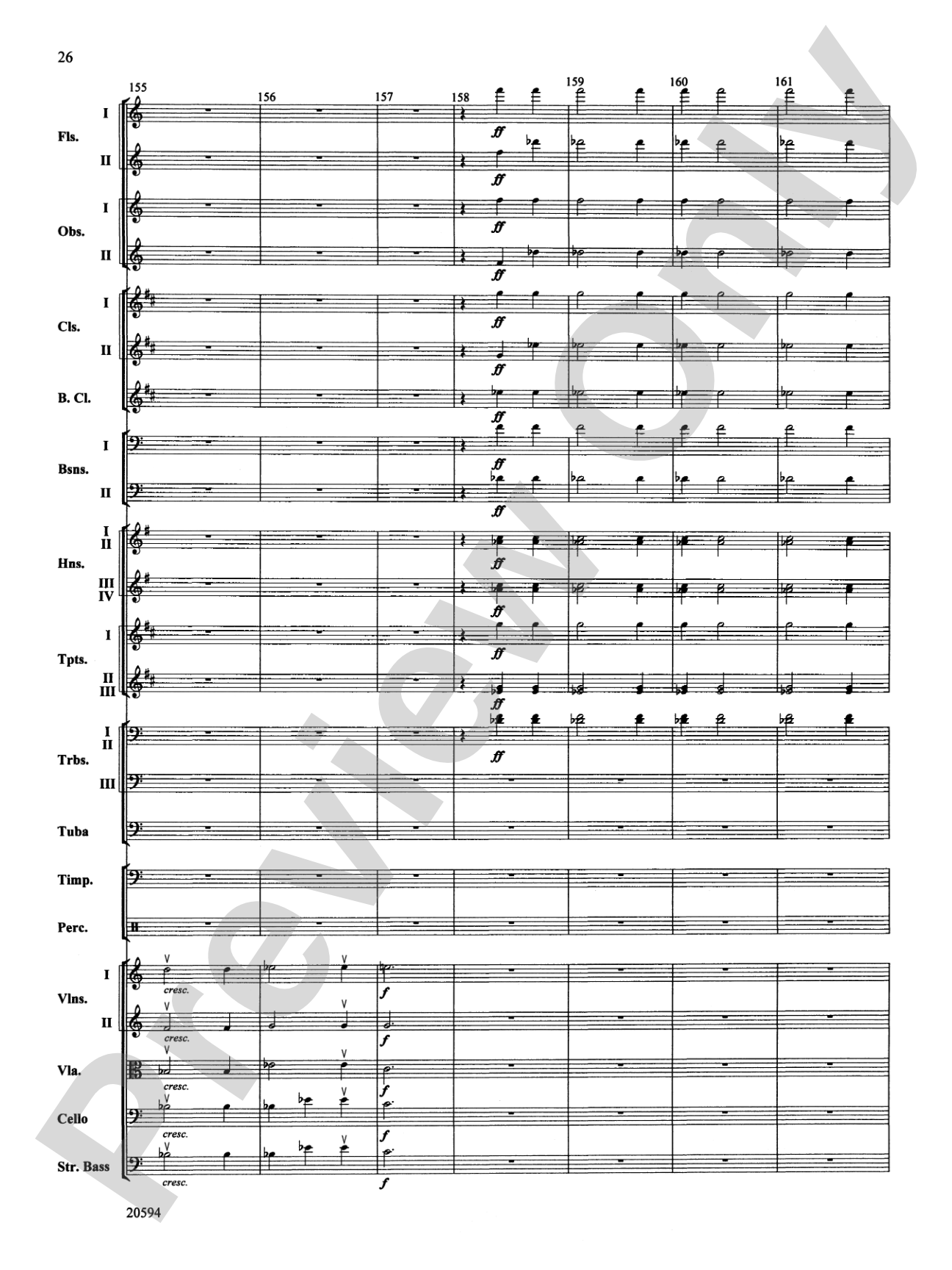 Symphony No. 9 (Fourth Movement): Full Orchestra Conductor Score & Parts