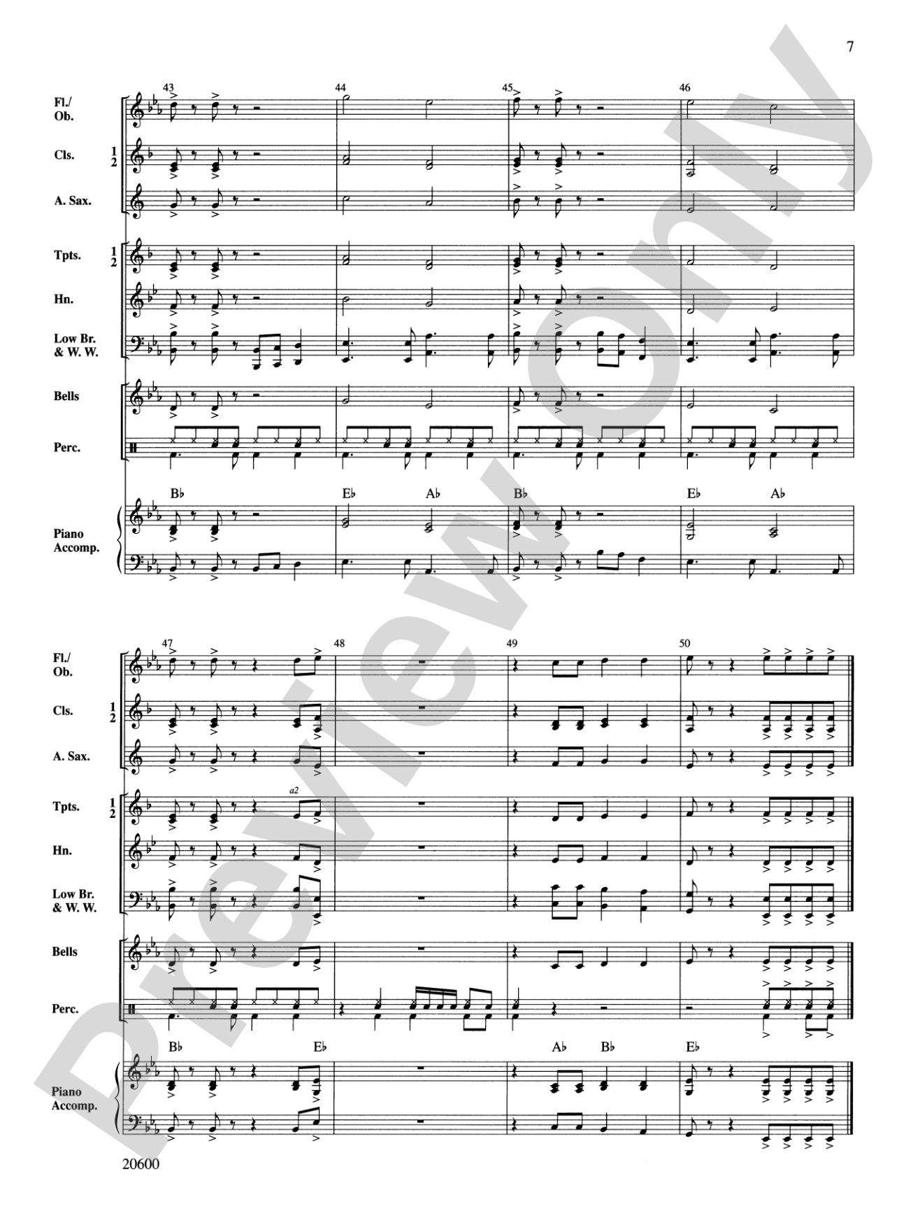 Rockin' La Bamba: Concert Band Conductor Score & Parts