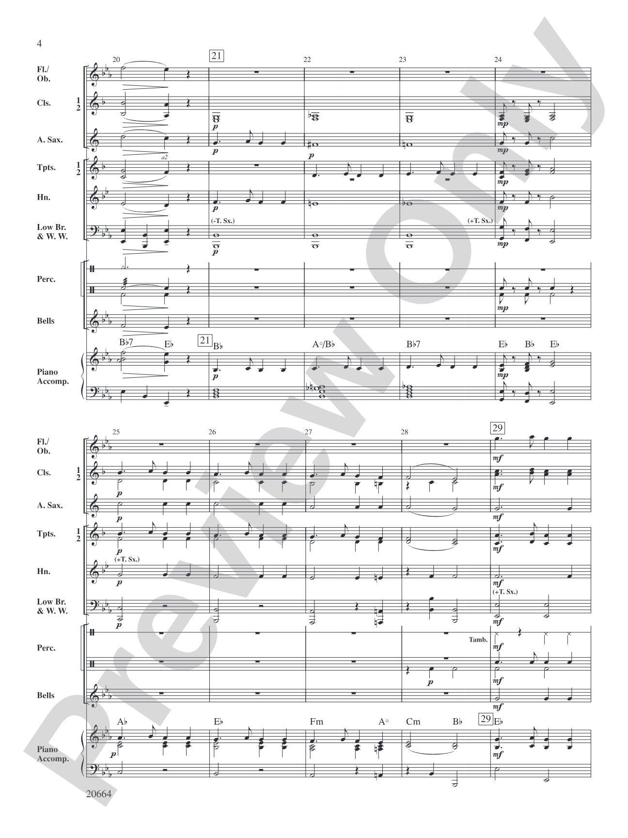 St. Anthony Chorale: Concert Band Conductor Score & Parts