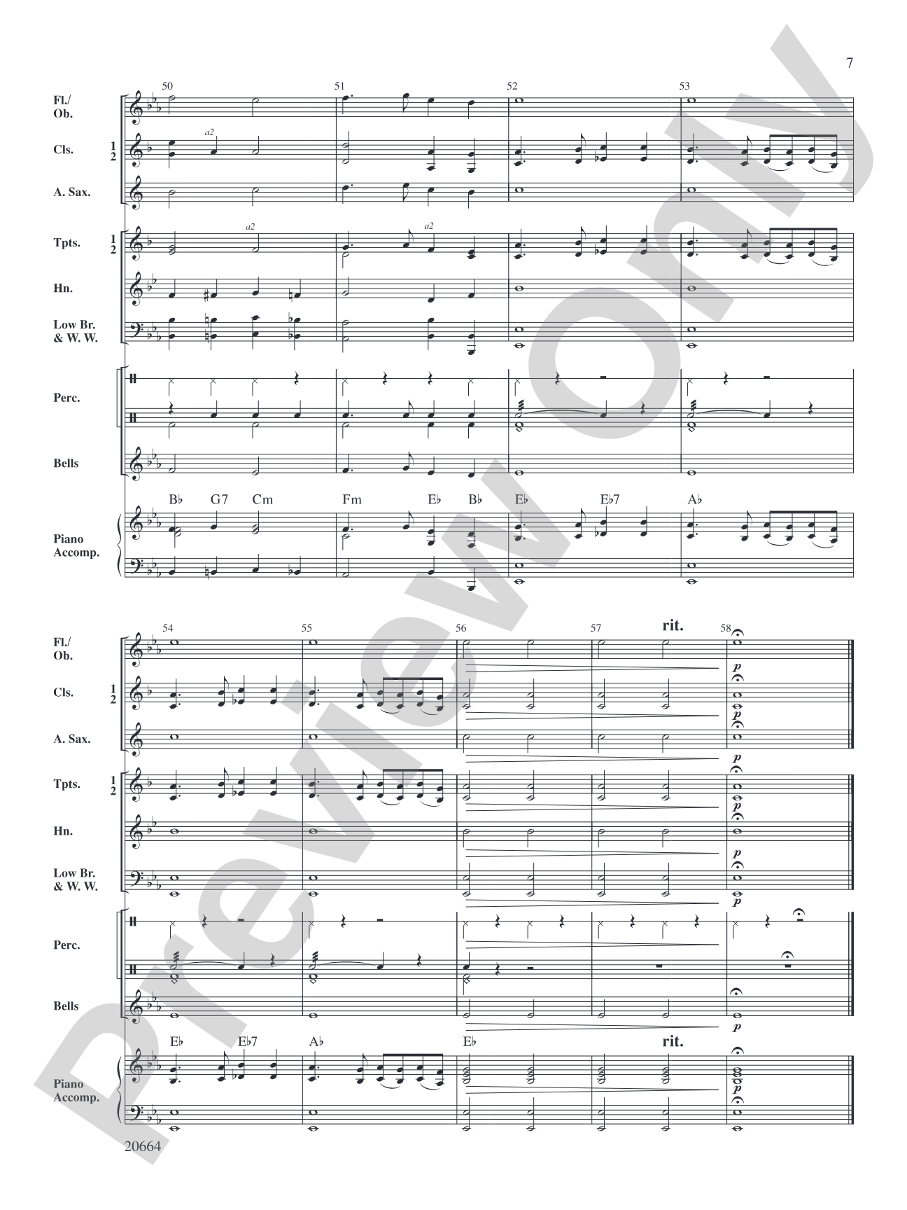 St. Anthony Chorale: Concert Band Conductor Score & Parts