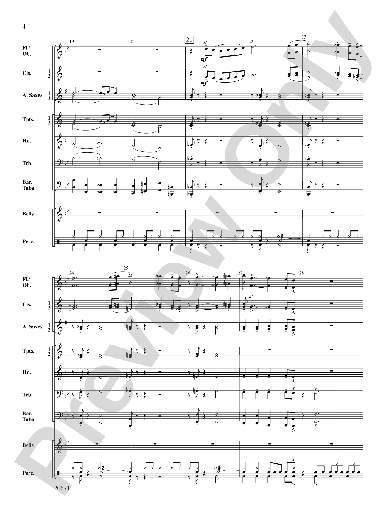 Silent Night & All That Jazz!: Concert Band Conductor Score & Parts