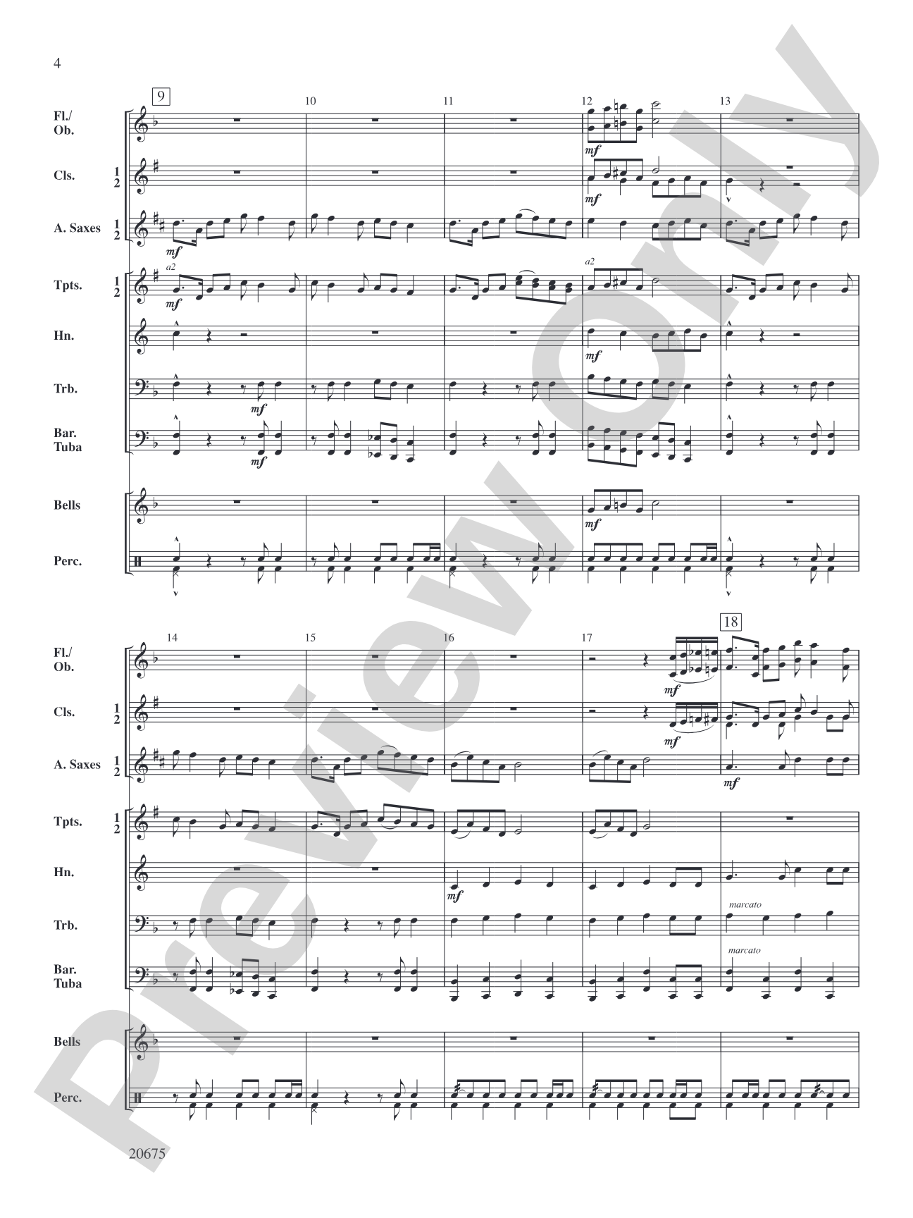 Legacy March: Concert Band Conductor Score & Parts