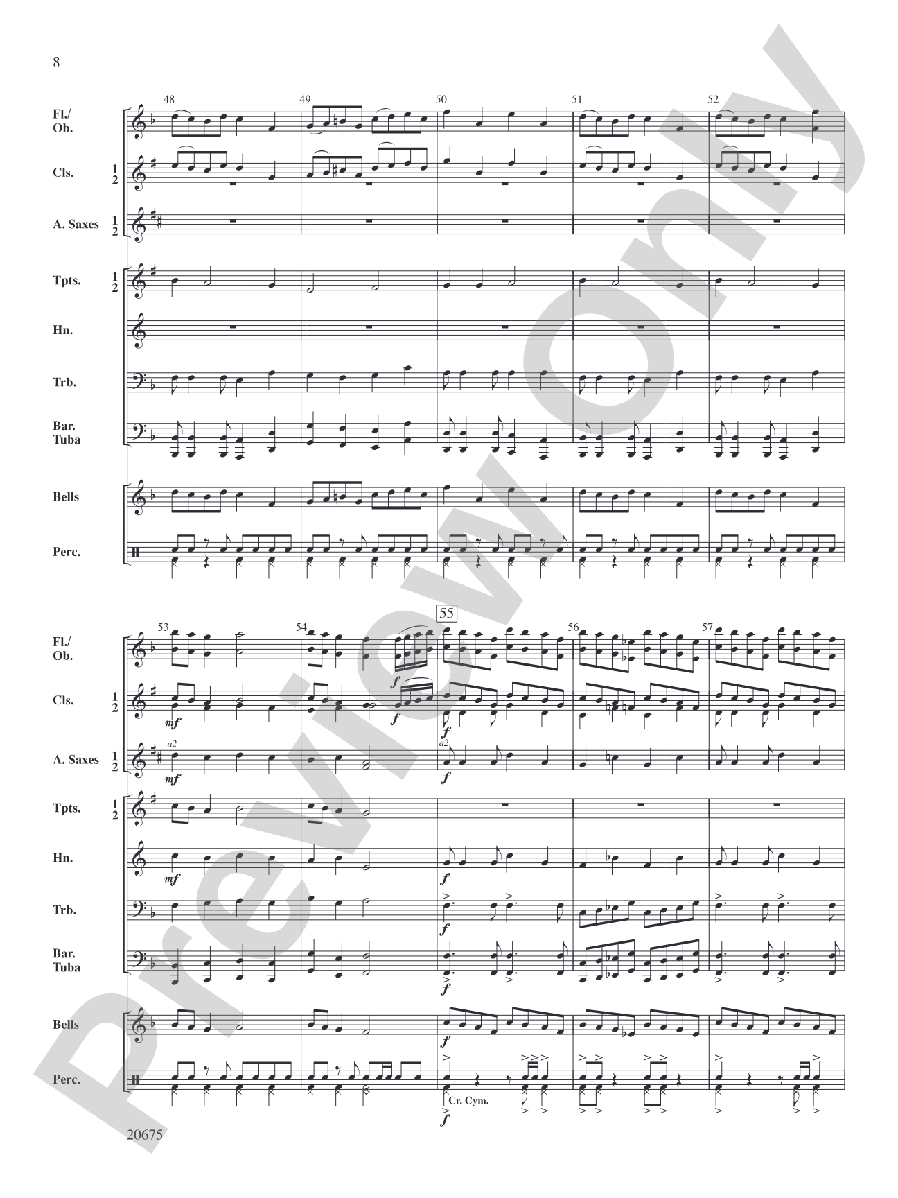 Legacy March: Concert Band Conductor Score & Parts