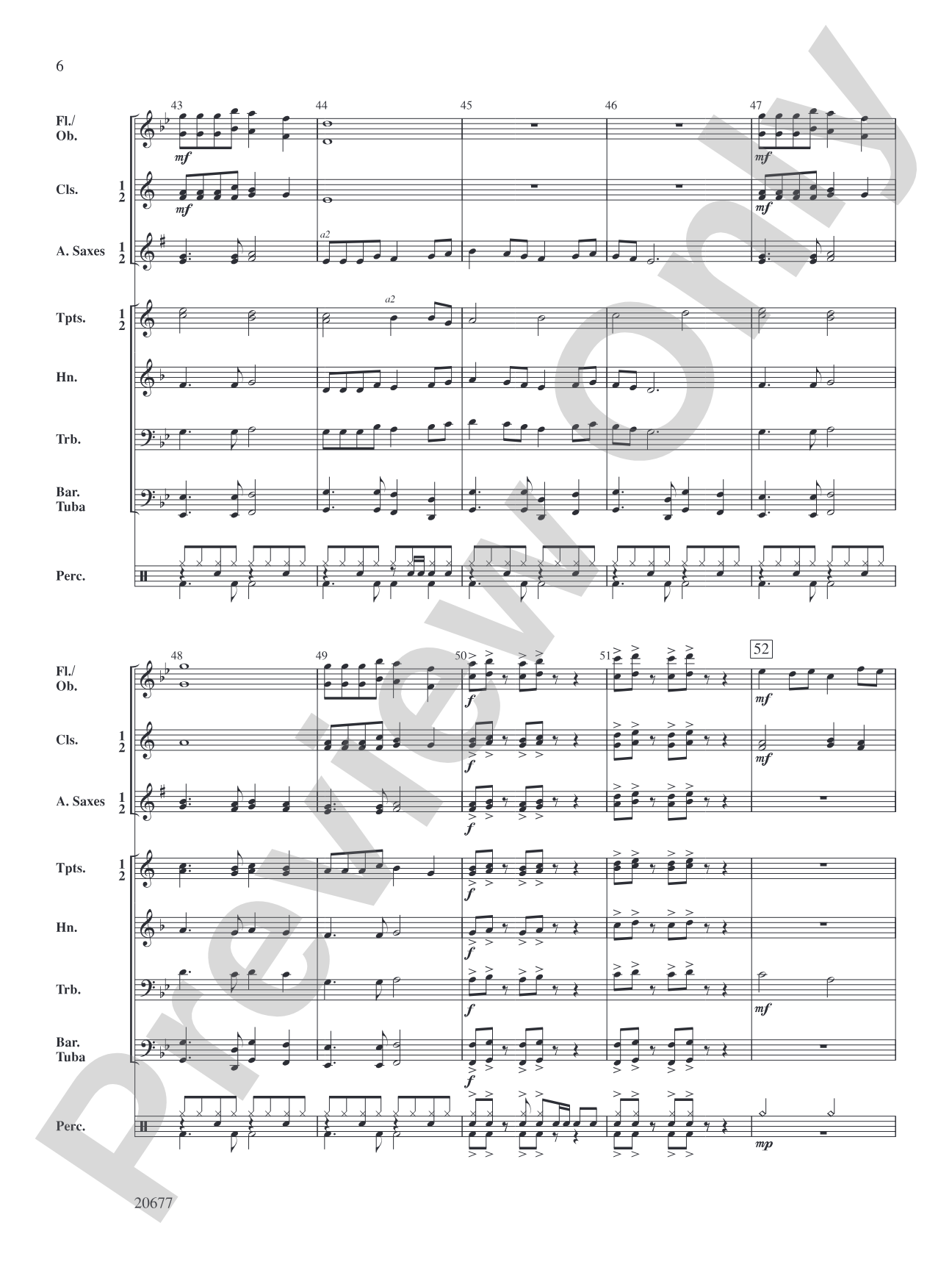 Arocknophobia: Concert Band Conductor Score & Parts