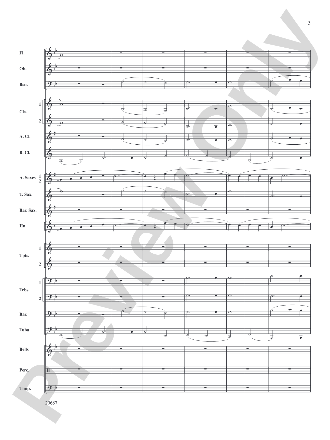 Shenandoah: Concert Band Conductor Score & Parts