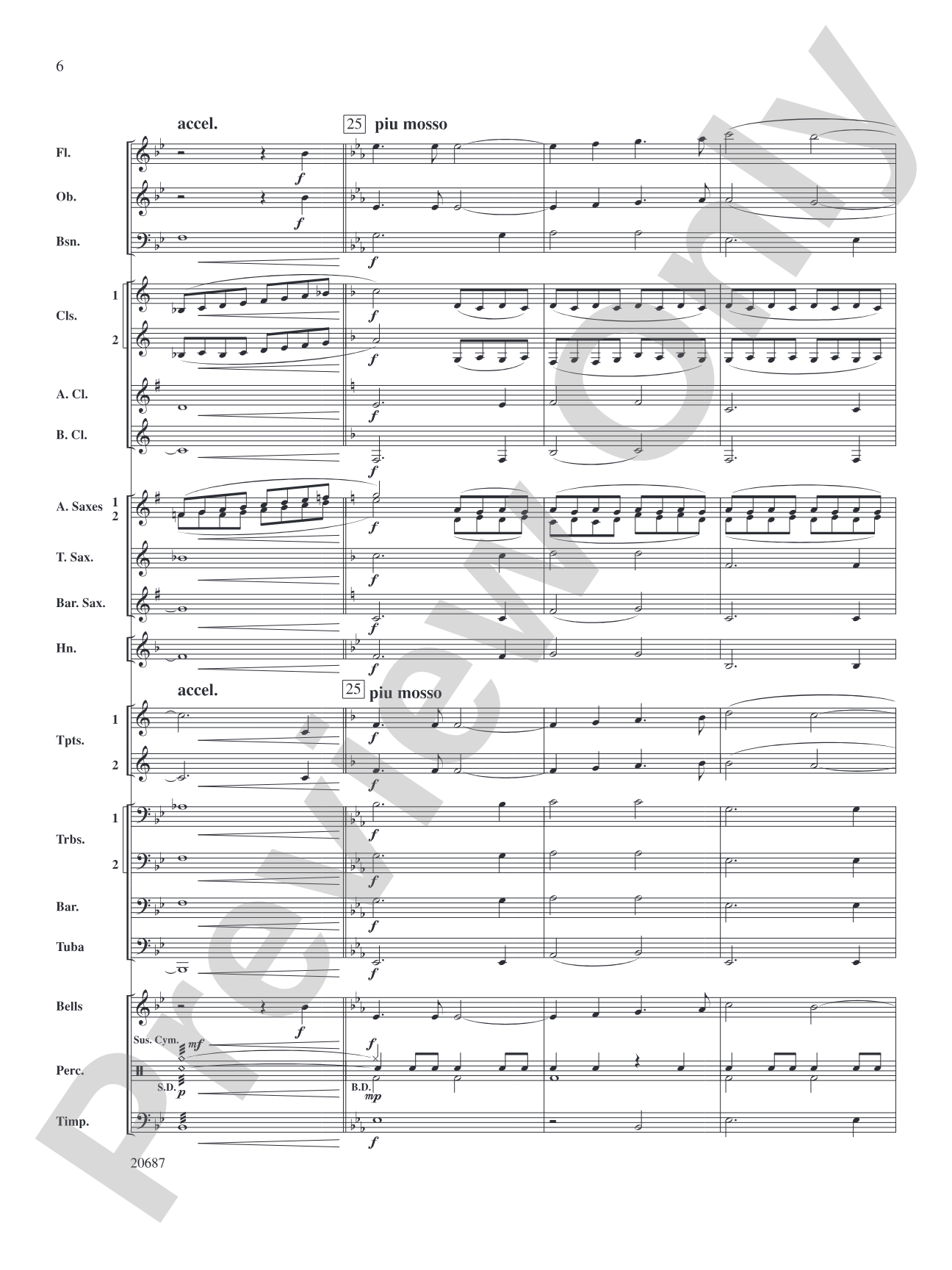 Shenandoah: Concert Band Conductor Score & Parts
