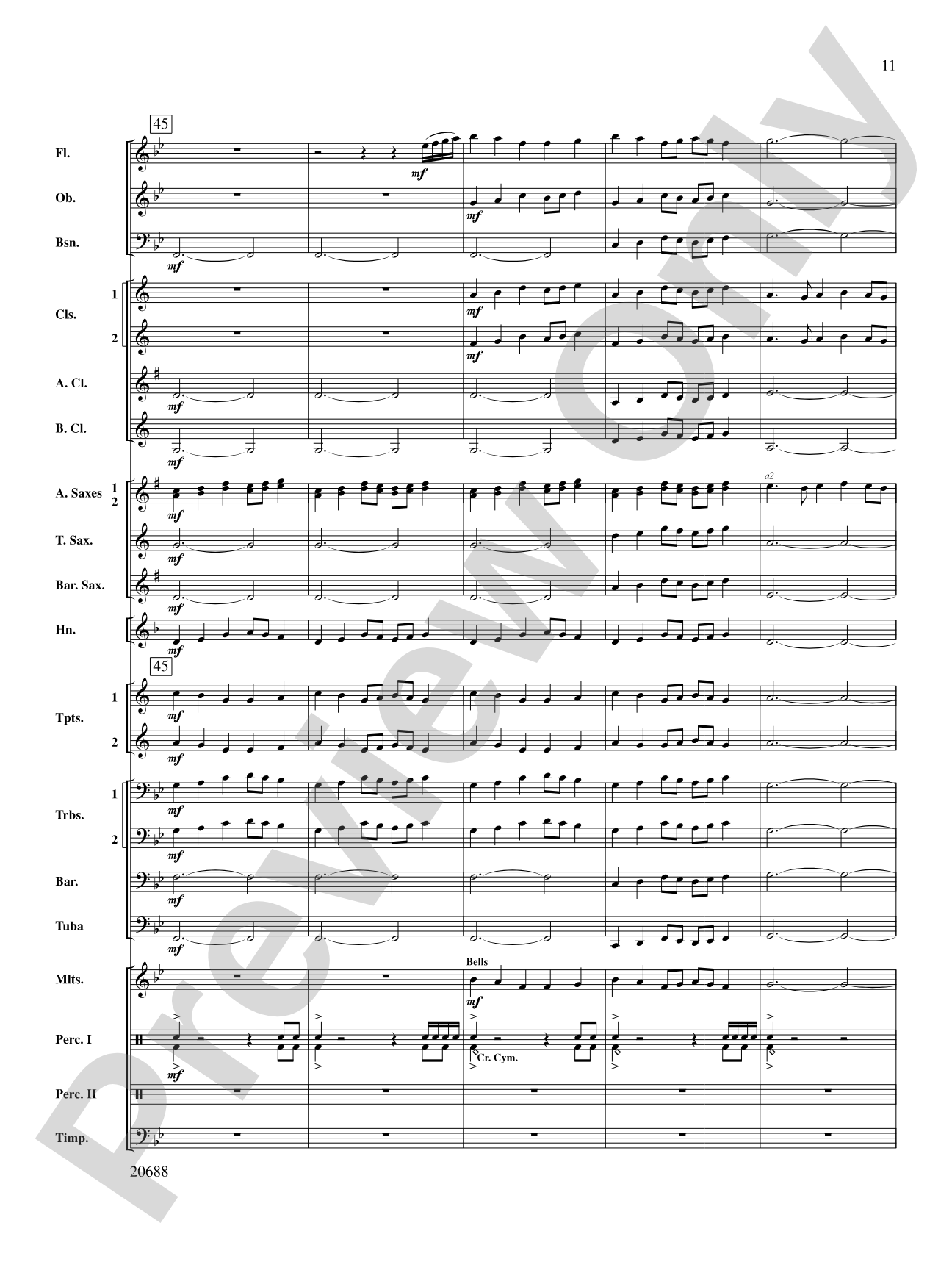 Quintero: Concert Band Conductor Score & Parts