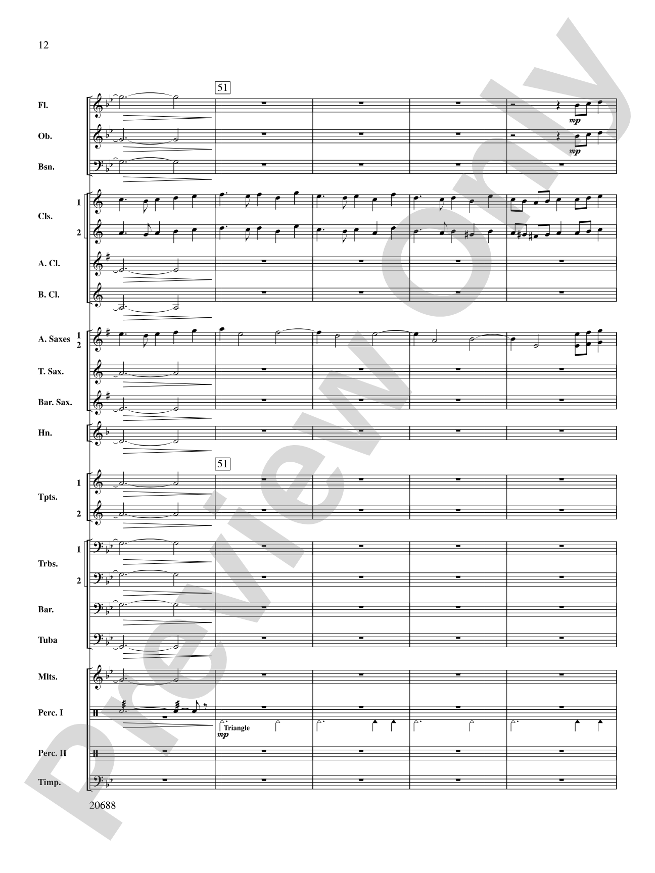 Quintero: Concert Band Conductor Score & Parts