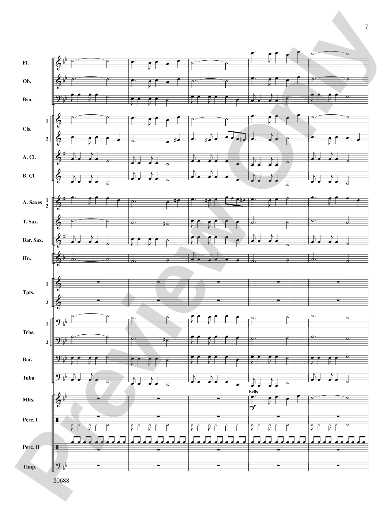 Quintero: Concert Band Conductor Score & Parts