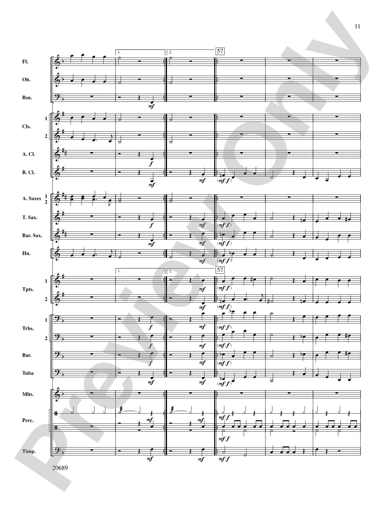 Music of the English Renaissance: Concert Band Conductor Score & Parts