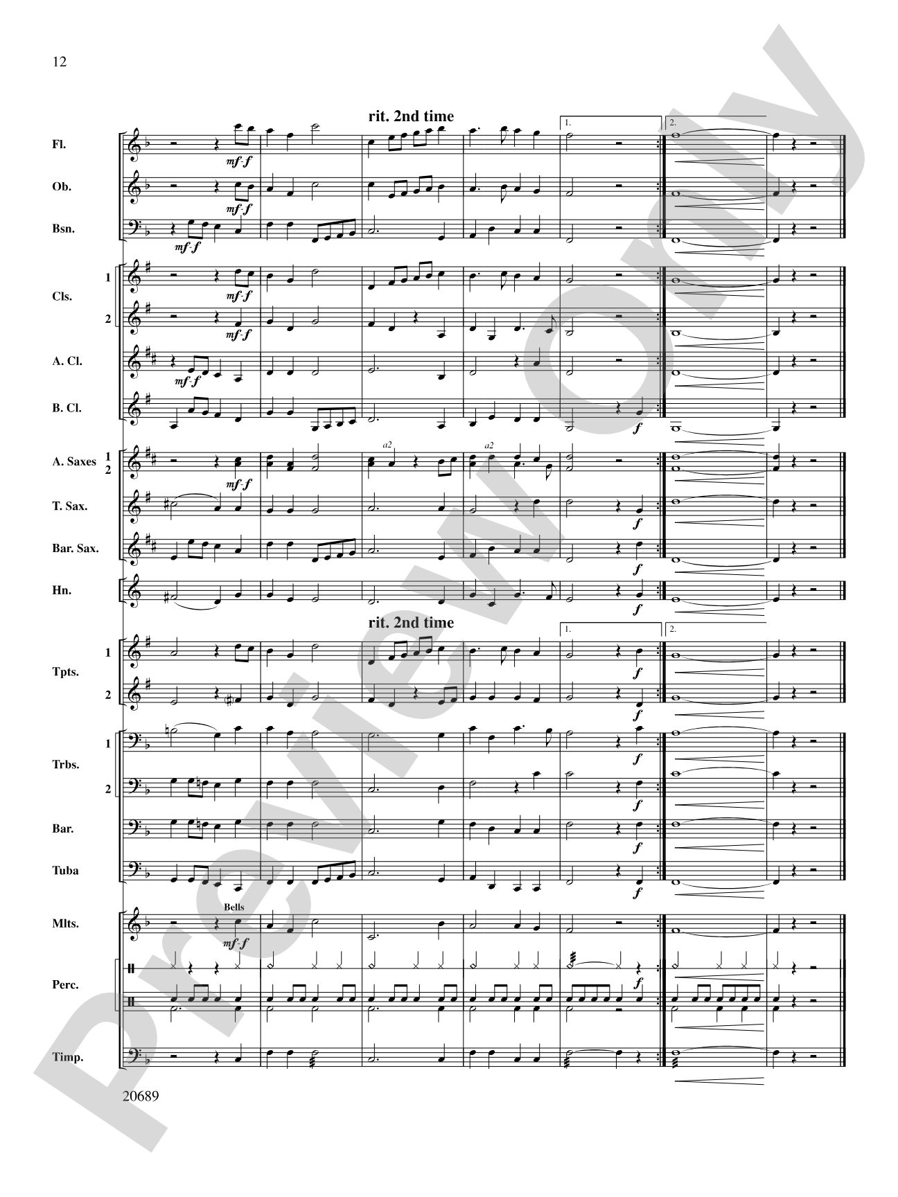 Music of the English Renaissance: Concert Band Conductor Score & Parts