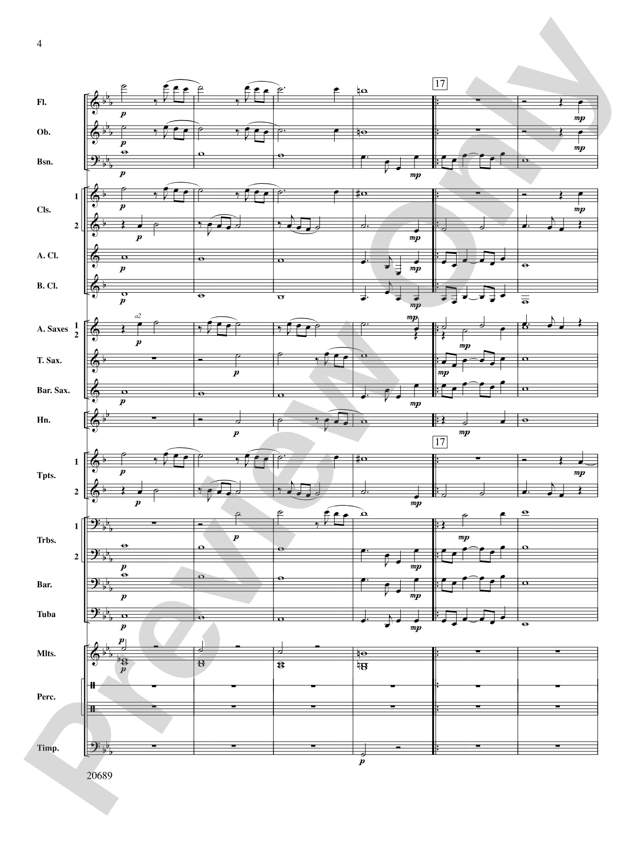 Music of the English Renaissance: Concert Band Conductor Score & Parts