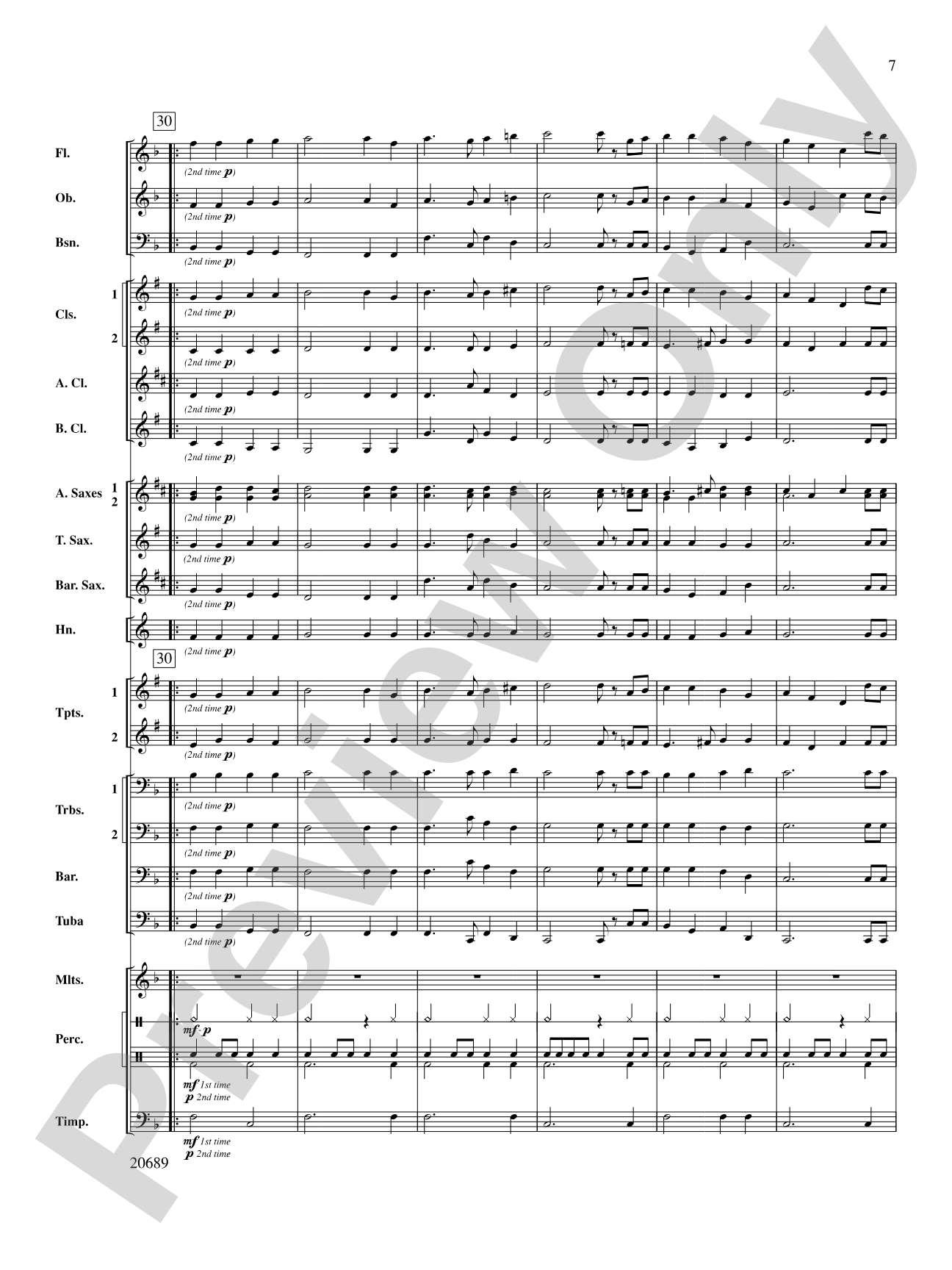 Music of the English Renaissance: Concert Band Conductor Score & Parts