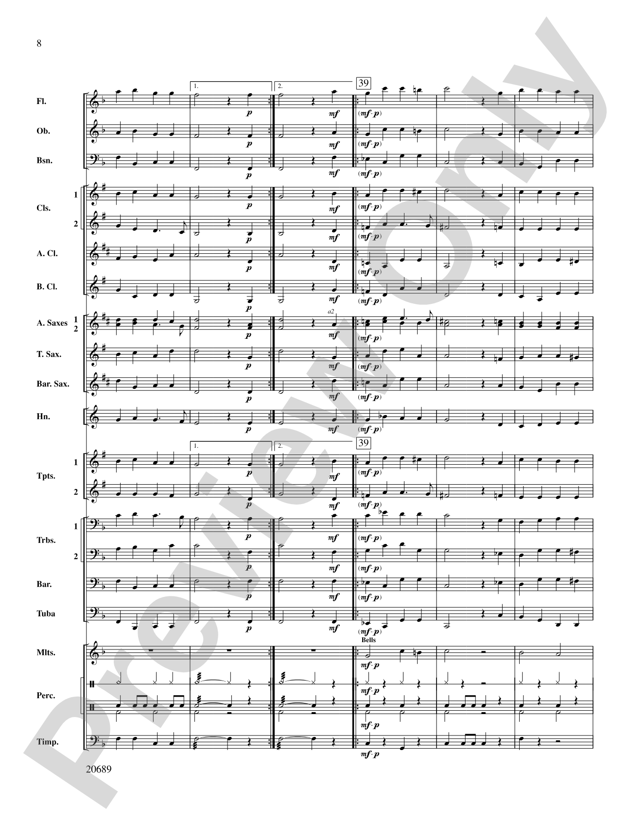 Music of the English Renaissance: Concert Band Conductor Score & Parts