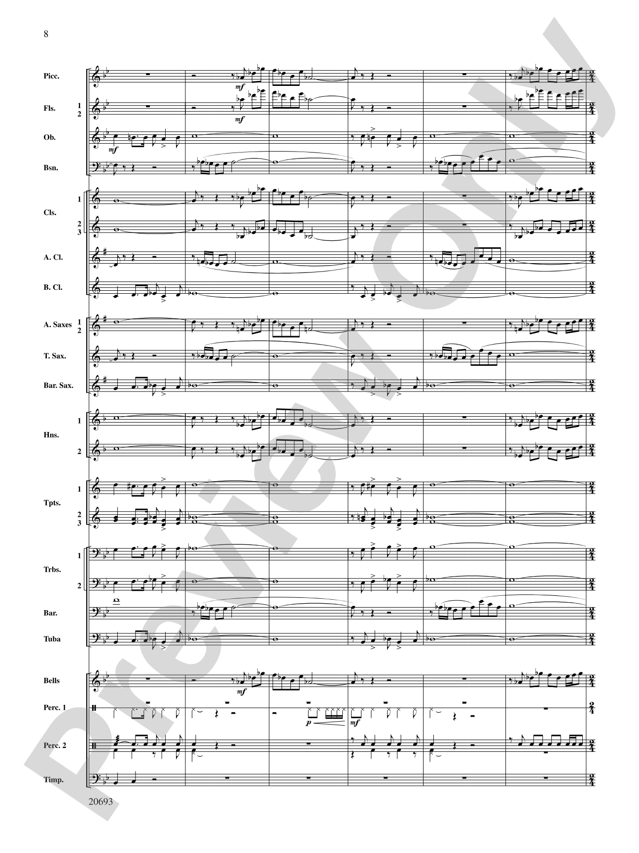 Shannon Lake: Concert Band Conductor Score & Parts