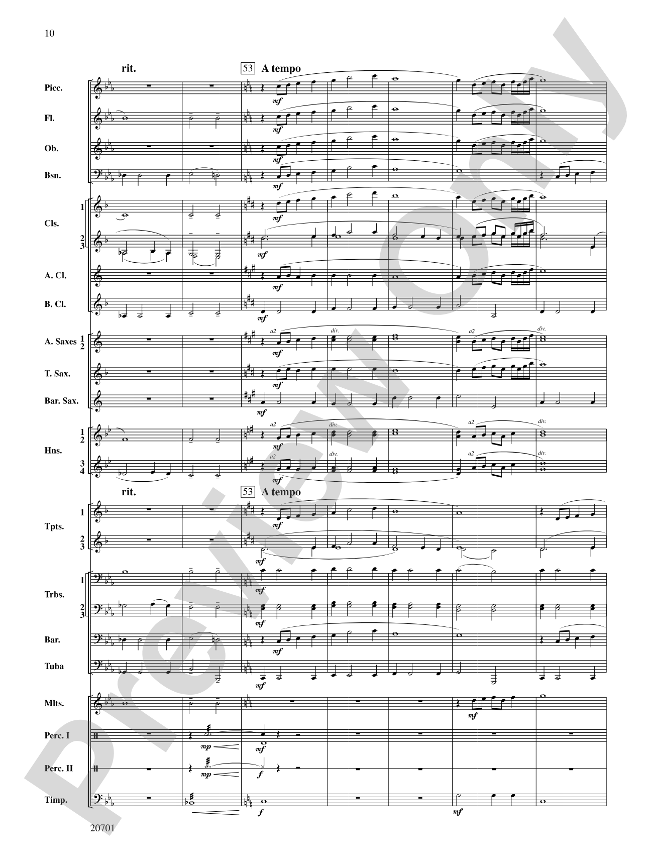 Lincoln Legend: Concert Band Conductor Score & Parts