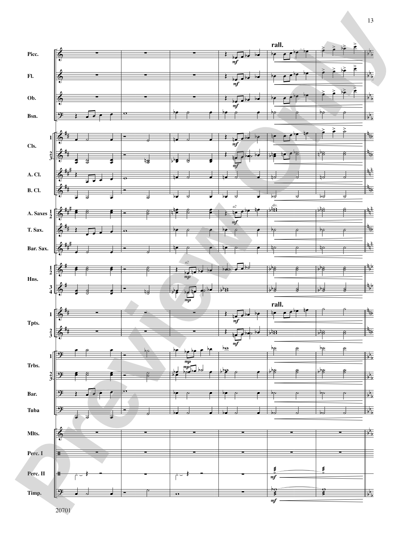 Lincoln Legend: Concert Band Conductor Score & Parts