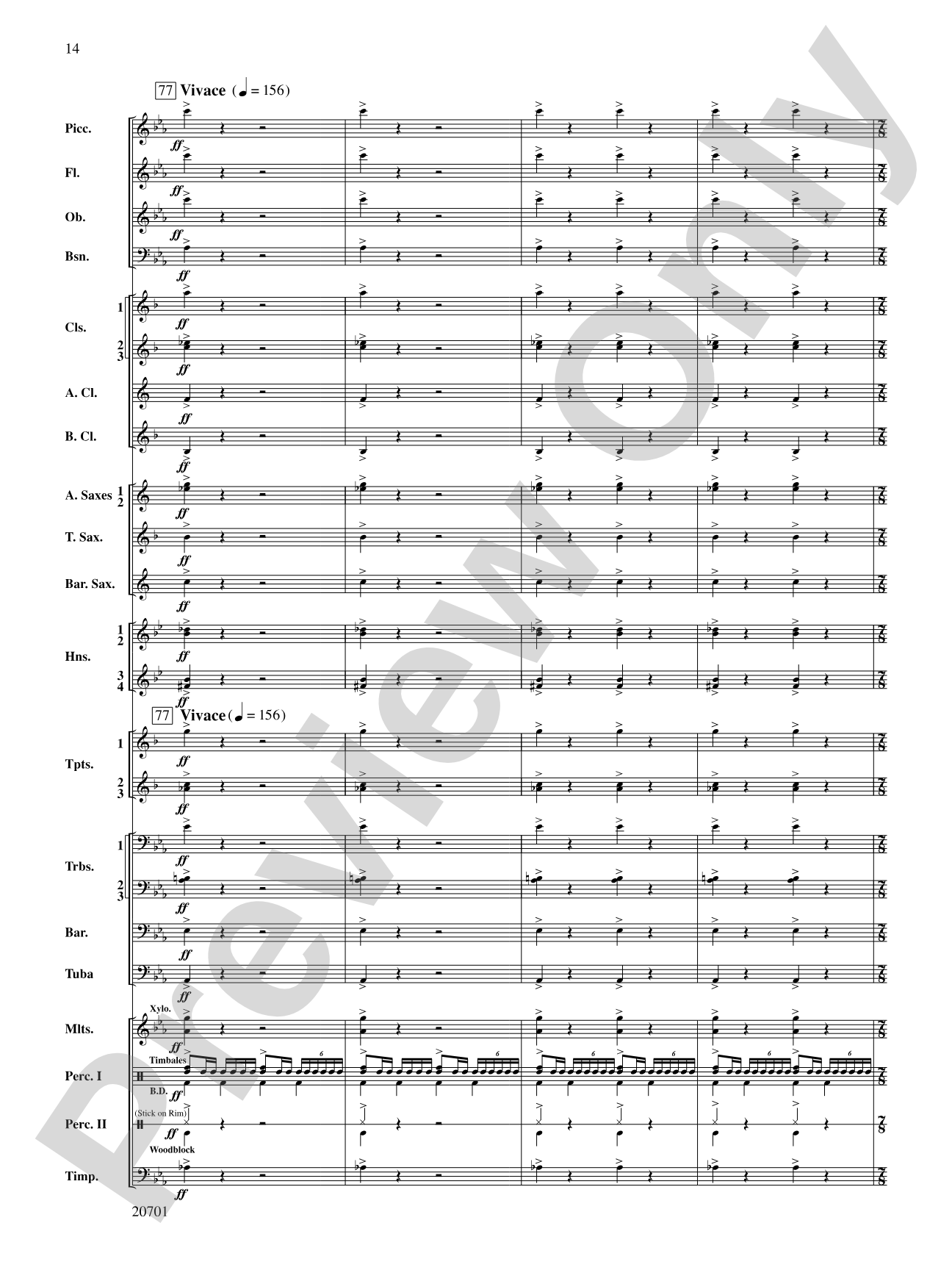 Lincoln Legend: Concert Band Conductor Score & Parts