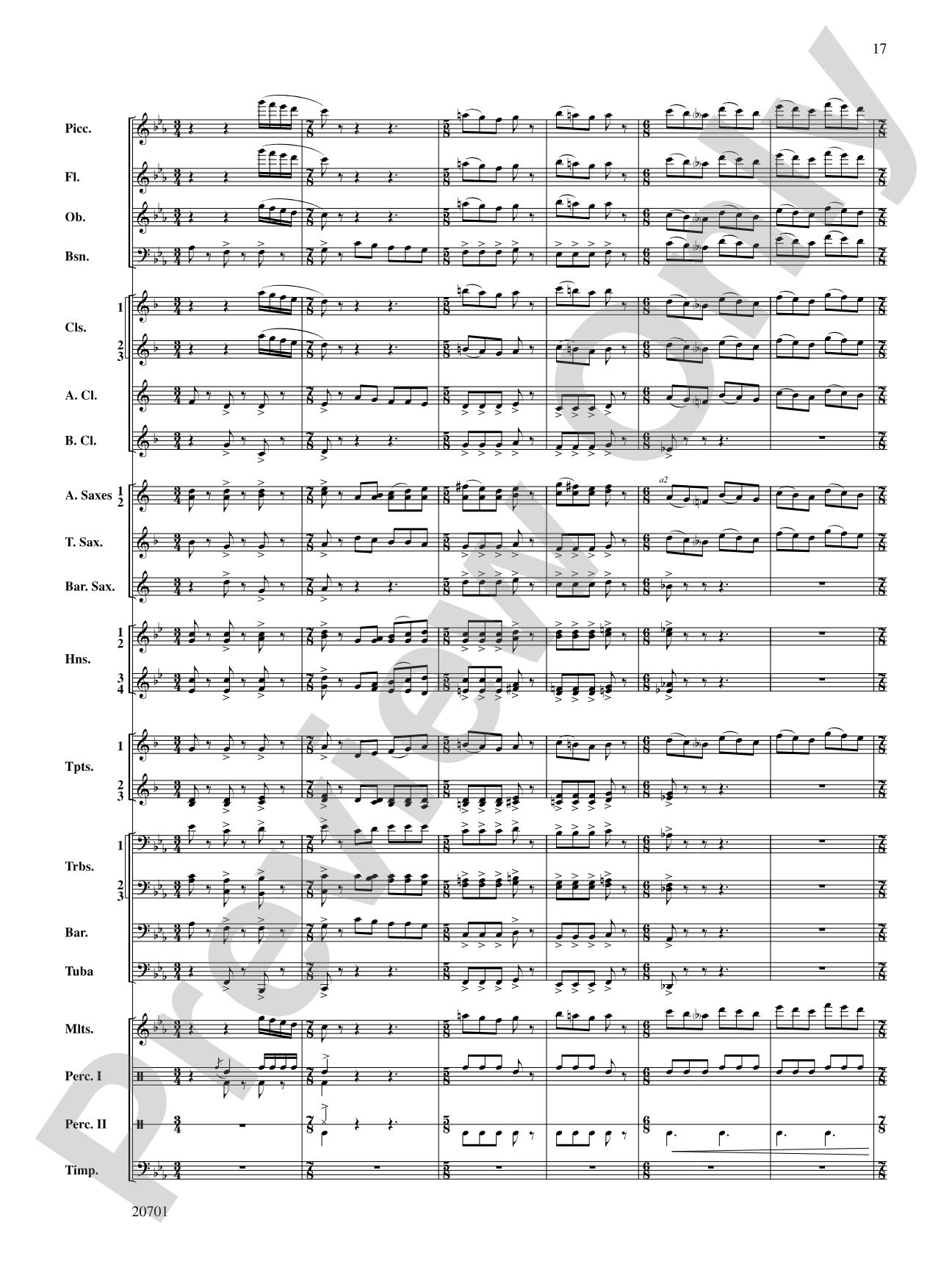 Lincoln Legend: Concert Band Conductor Score & Parts