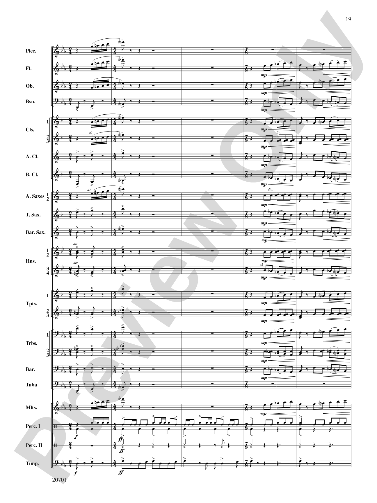 Lincoln Legend: Concert Band Conductor Score & Parts