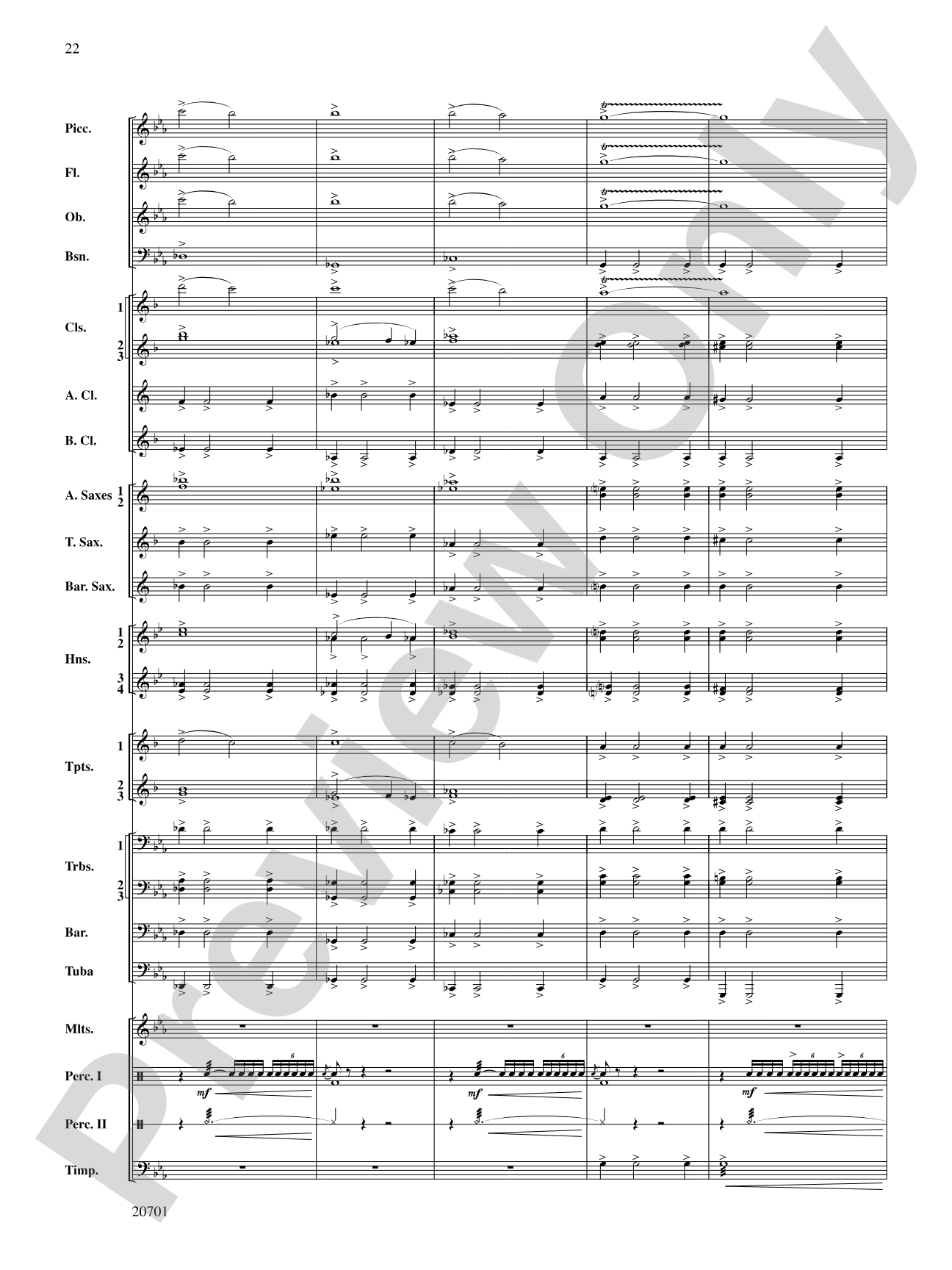 Lincoln Legend: Concert Band Conductor Score & Parts