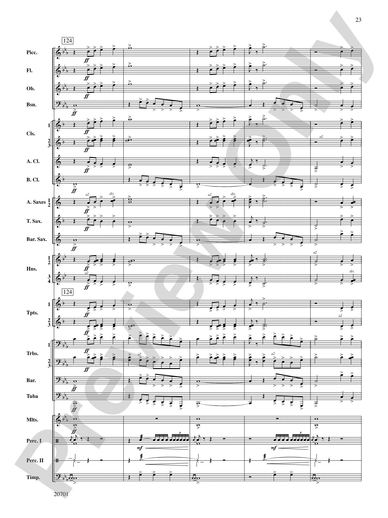 Lincoln Legend: Concert Band Conductor Score & Parts