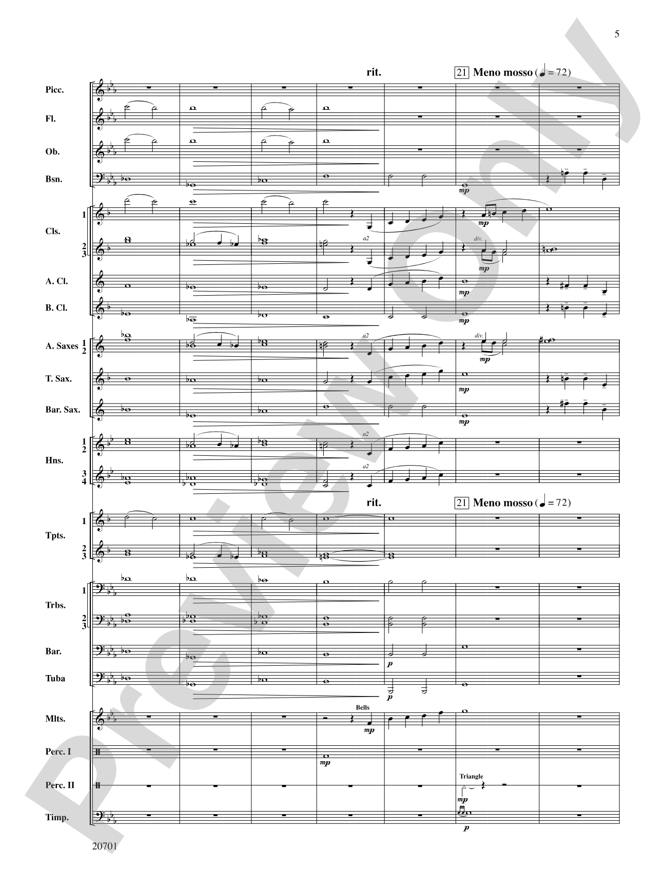 Lincoln Legend: Concert Band Conductor Score & Parts