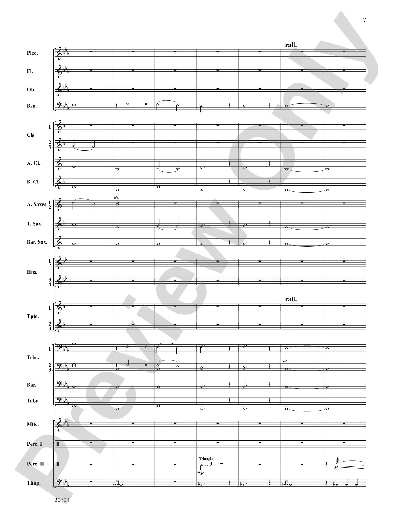 Lincoln Legend: Concert Band Conductor Score & Parts