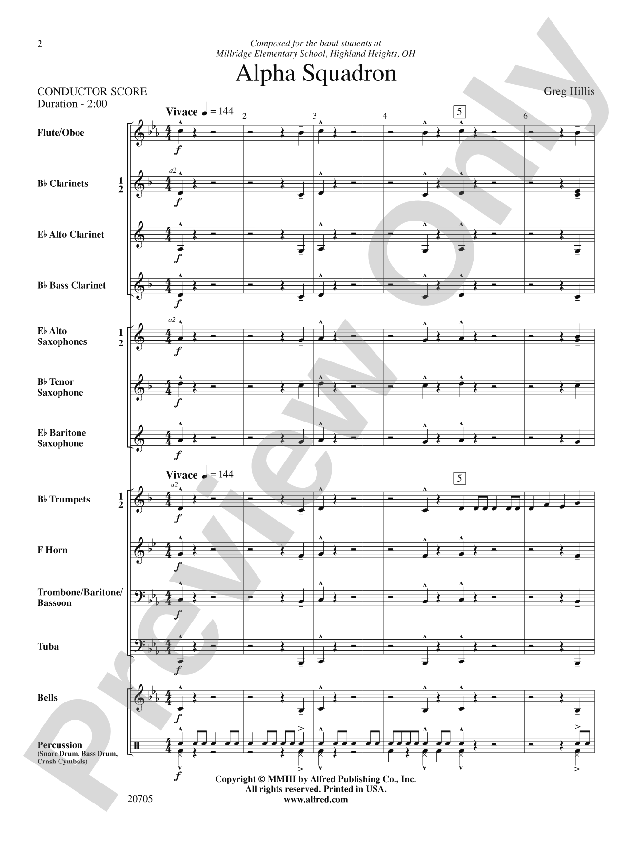 Alpha Squadron: Concert Band Conductor Score & Parts