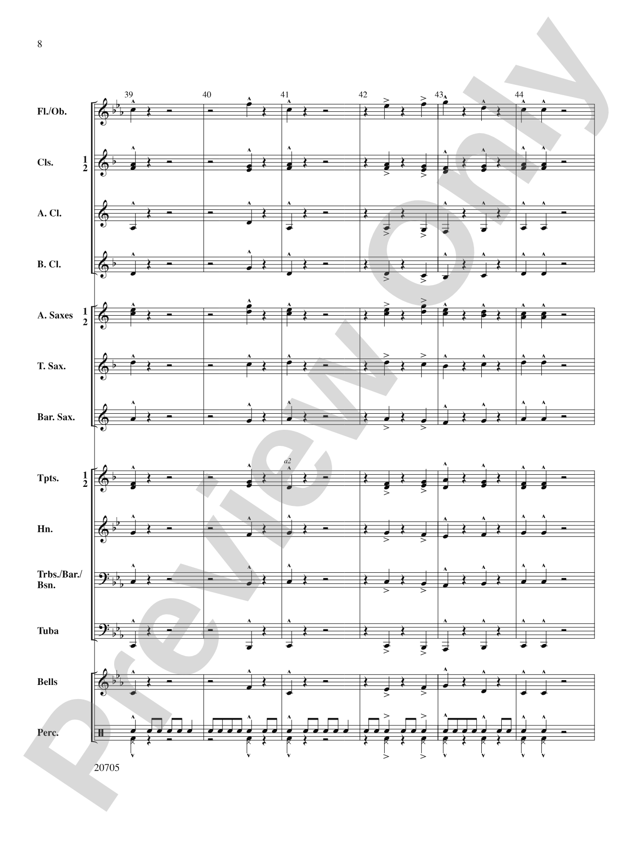 Alpha Squadron: Concert Band Conductor Score & Parts
