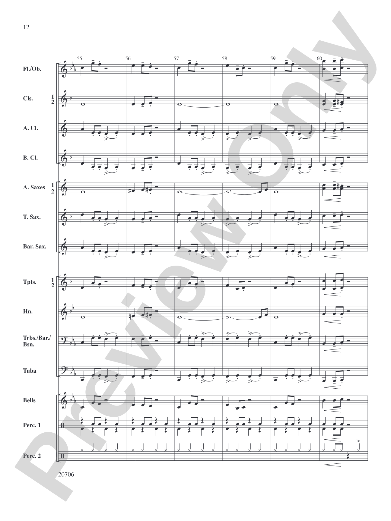 Walkin' Cool: Concert Band Conductor Score & Parts