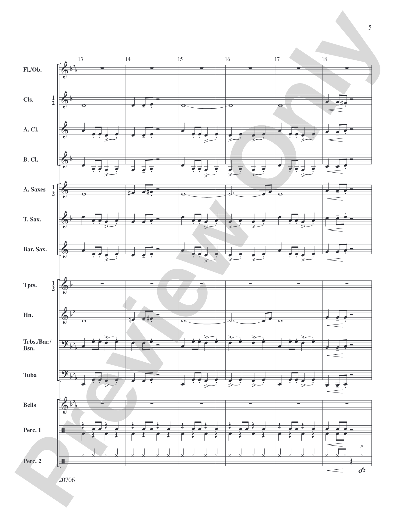 Walkin' Cool: Concert Band Conductor Score & Parts