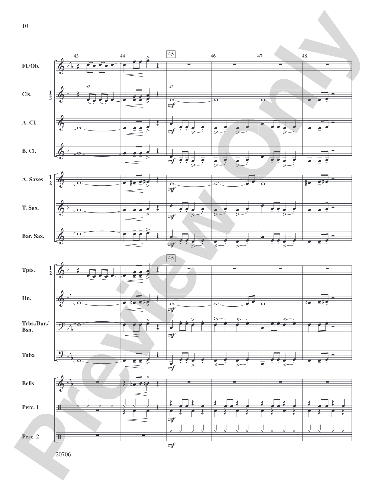 Walkin' Cool: Concert Band Conductor Score & Parts