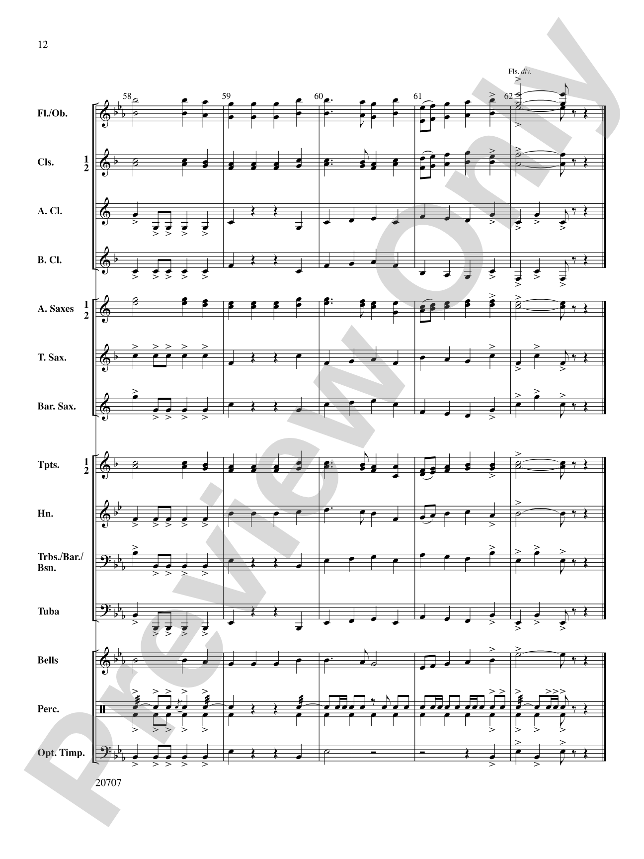 A Christmas Sampler: Concert Band Conductor Score & Parts