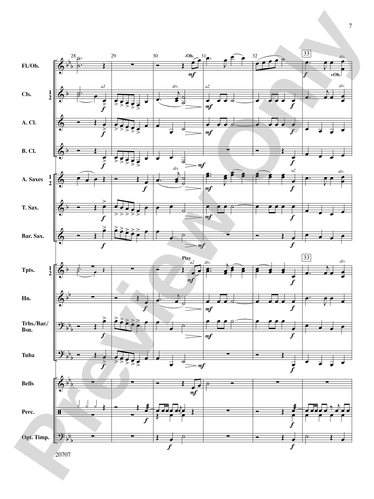 A Christmas Sampler: Concert Band Conductor Score & Parts