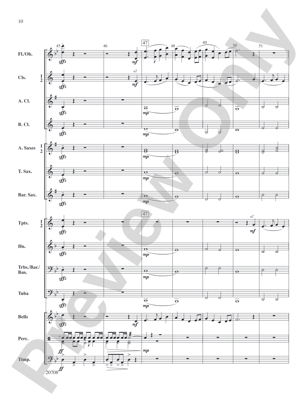 Phrygian Phantasy: Concert Band Conductor Score & Parts