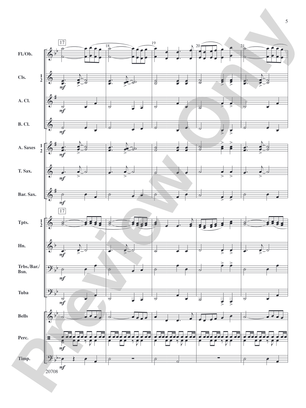 Phrygian Phantasy: Concert Band Conductor Score & Parts