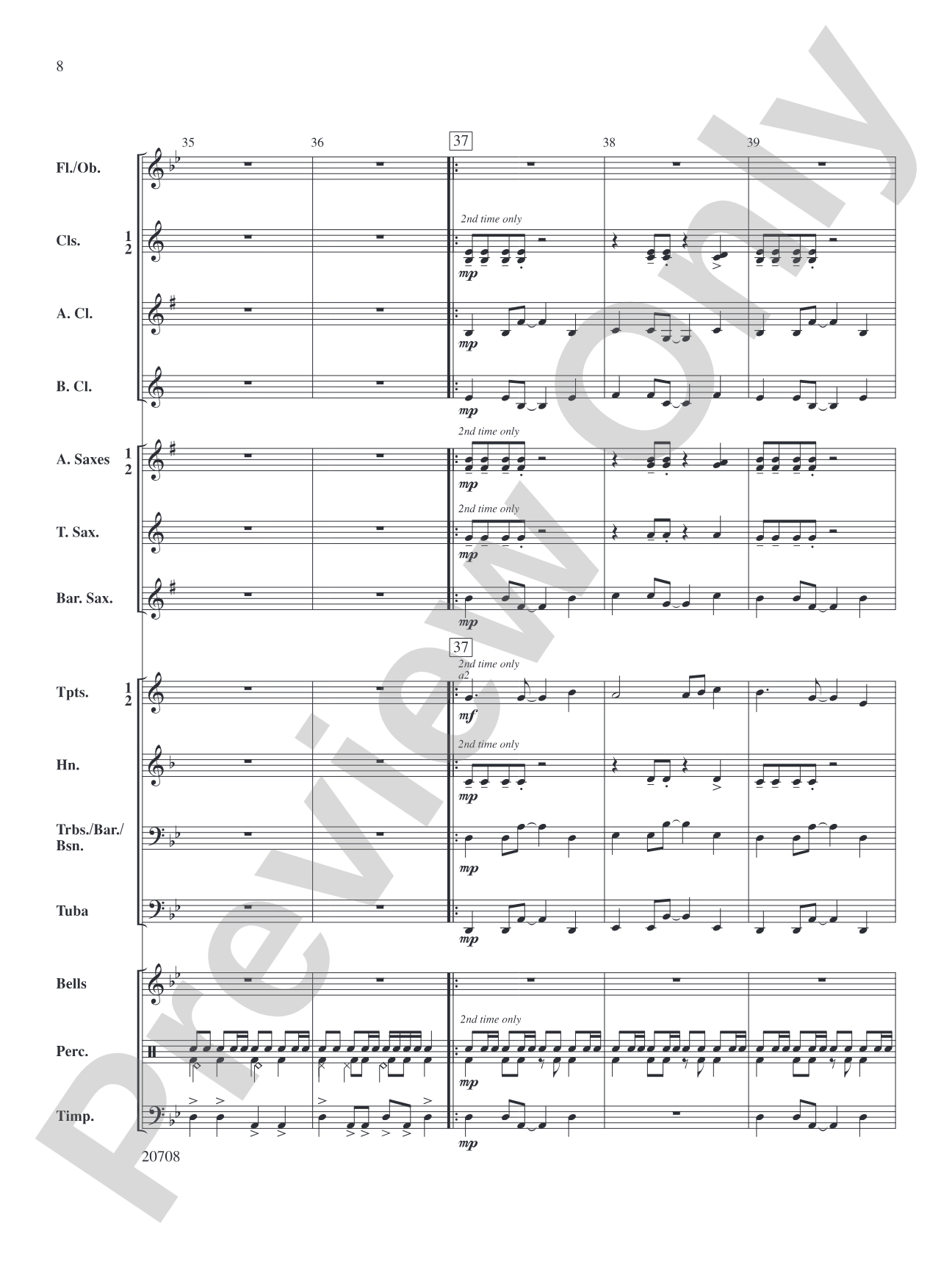 Phrygian Phantasy: Concert Band Conductor Score & Parts