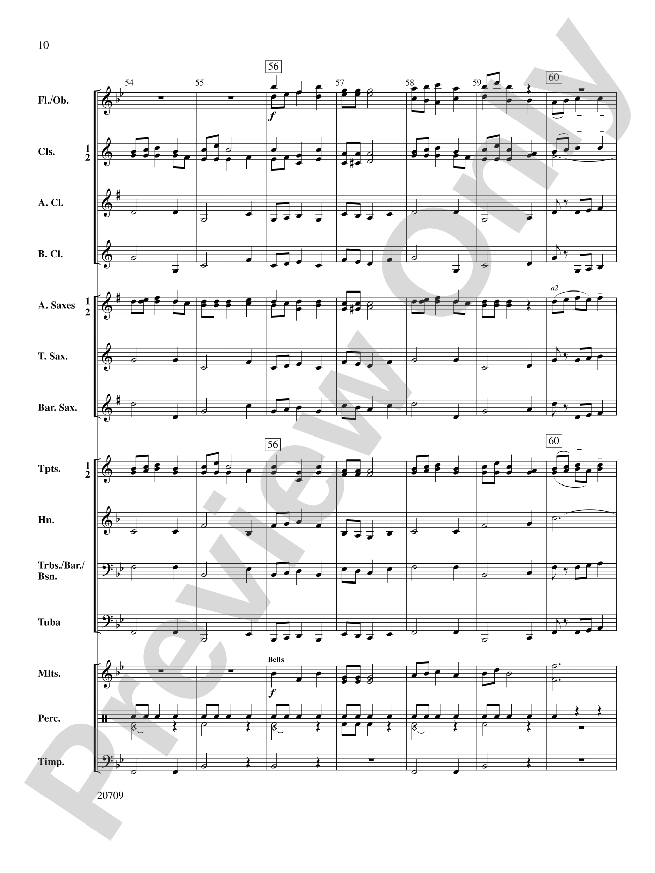 Academic Festival Overture: Concert Band Conductor Score & Parts