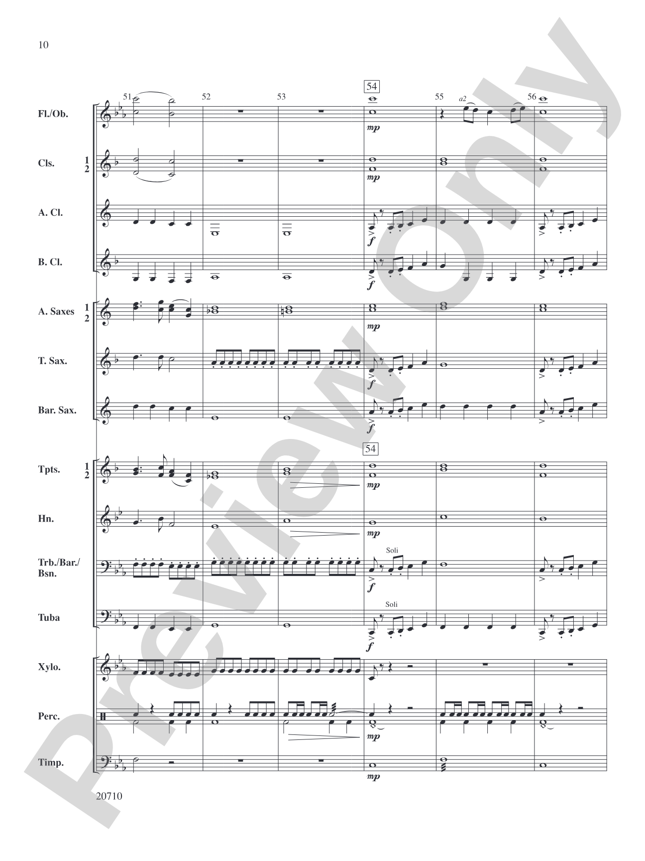 In Darkest Night: Concert Band Conductor Score & Parts