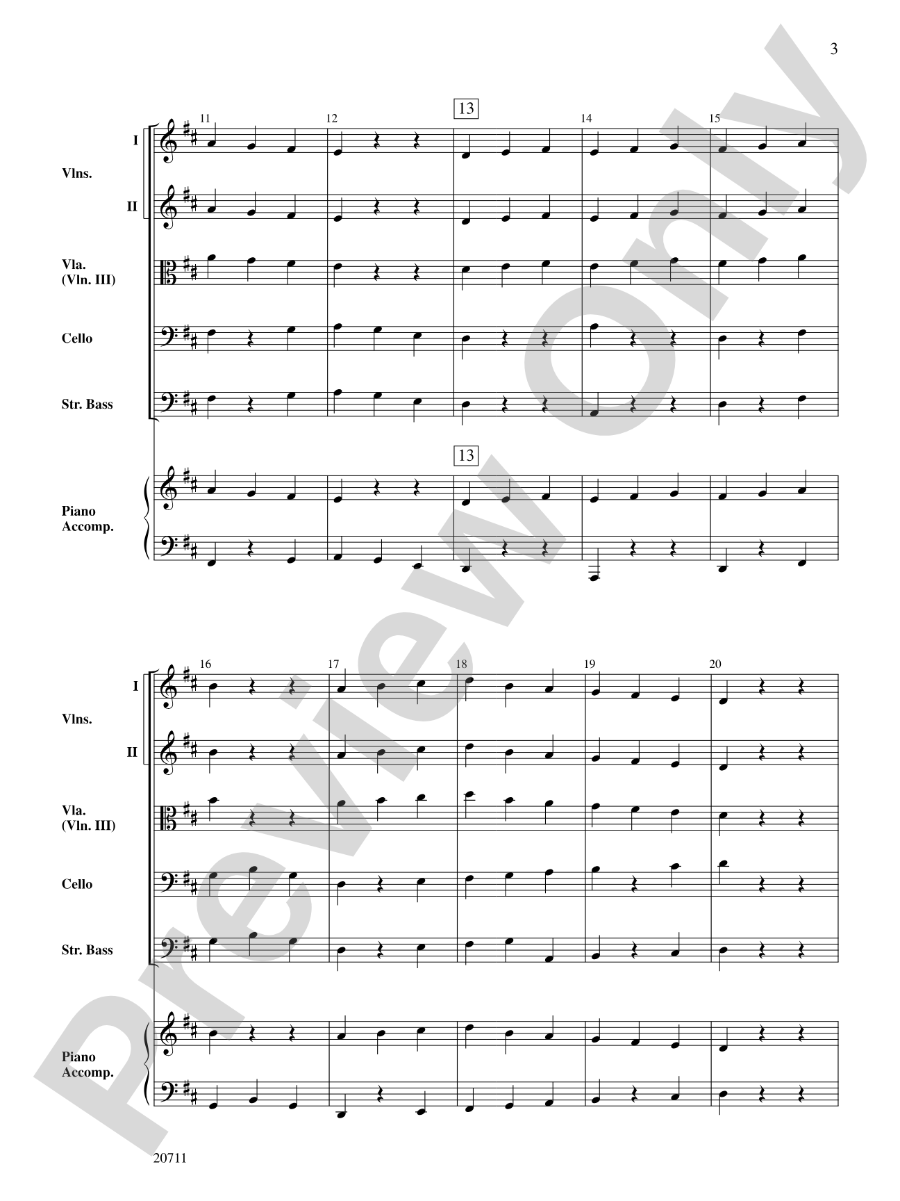 Scaling Mount Pizzicato: String Orchestra Conductor Score & Parts
