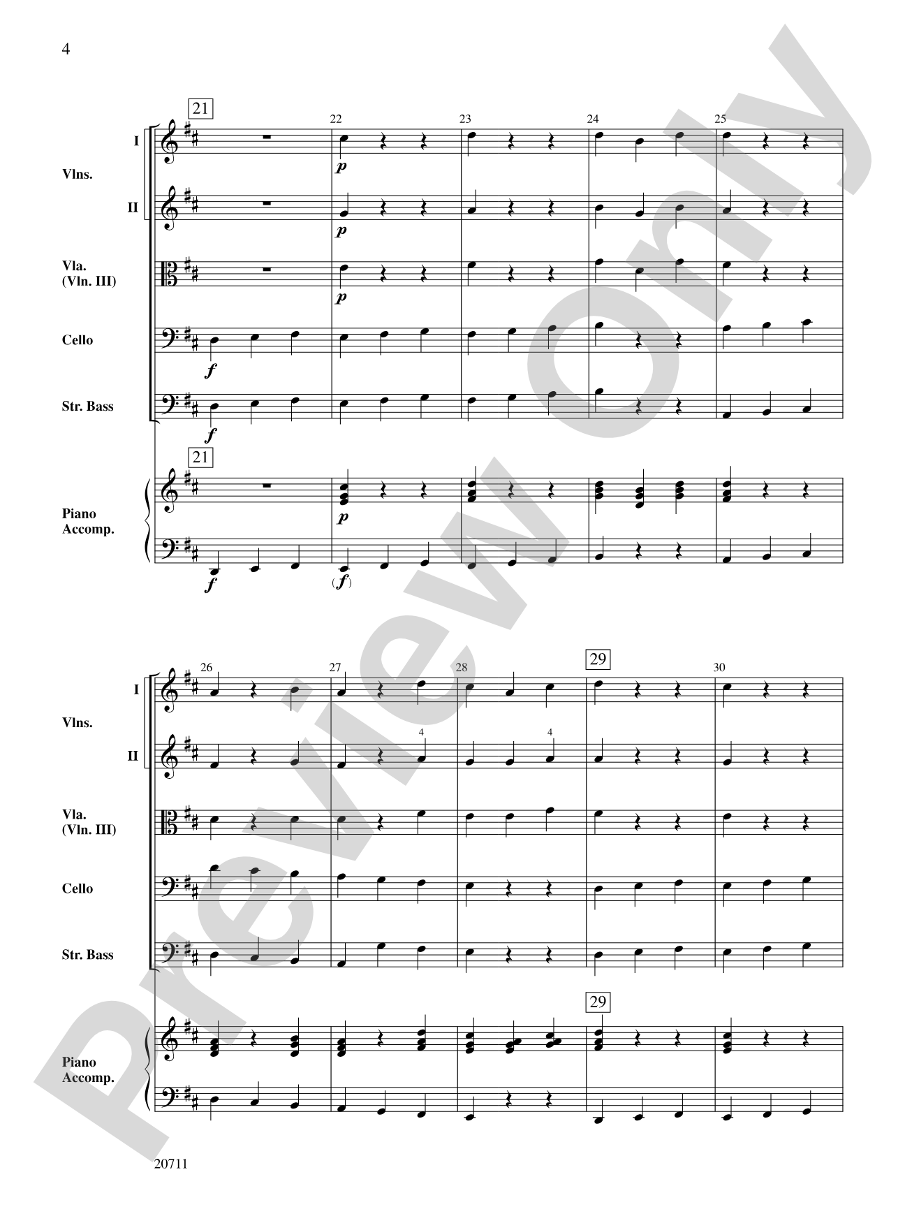 Scaling Mount Pizzicato: String Orchestra Conductor Score & Parts
