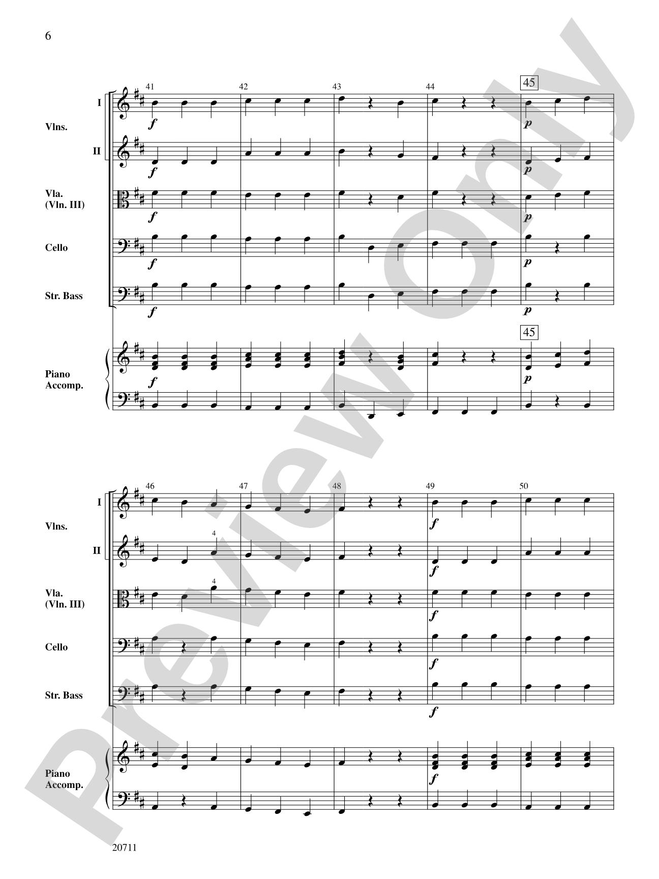 Scaling Mount Pizzicato: String Orchestra Conductor Score & Parts
