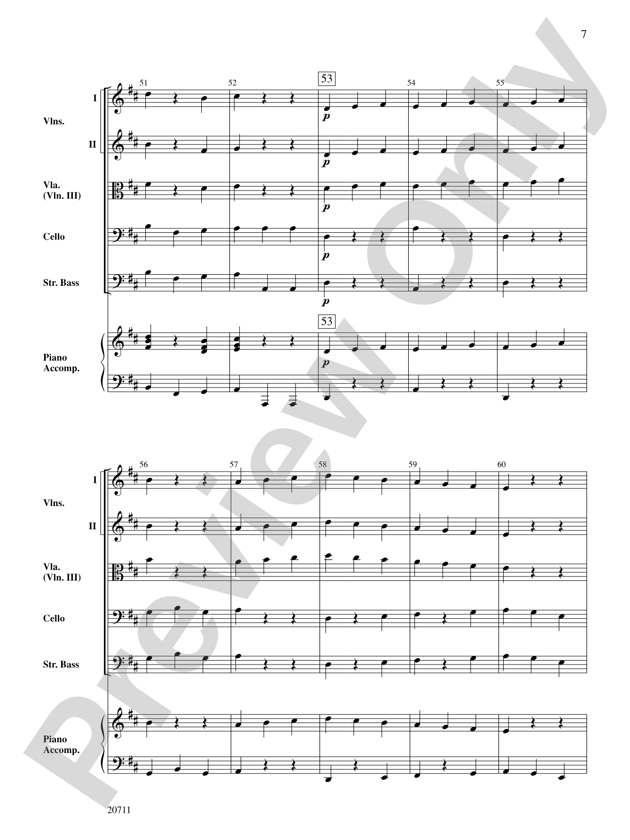 Scaling Mount Pizzicato: String Orchestra Conductor Score & Parts