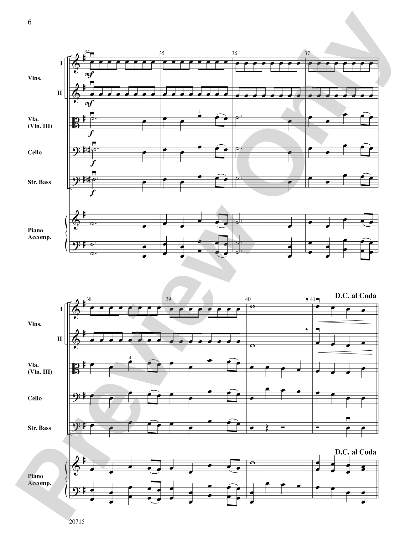 Finale (from Symphony No. 5): String Orchestra Conductor Score & Parts