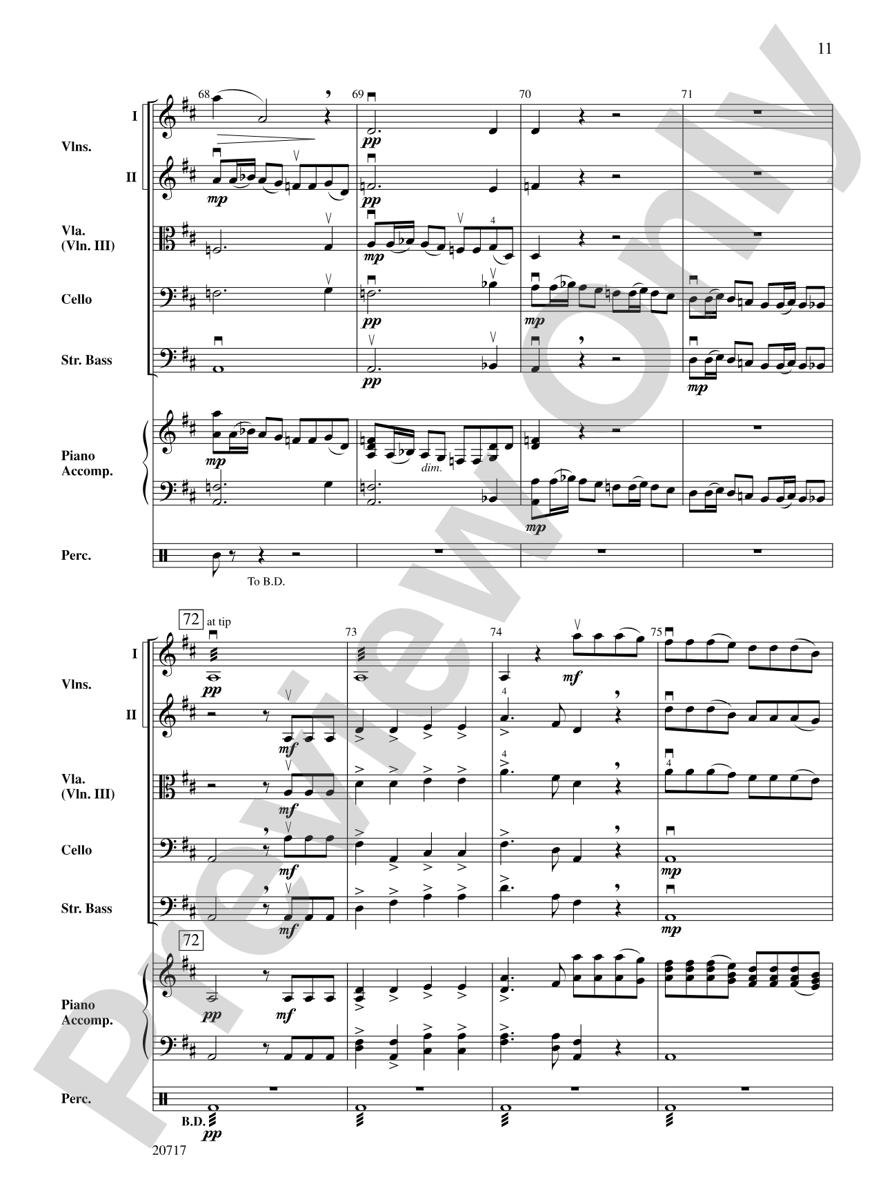 1812 Overture: String Orchestra Conductor Score & Parts