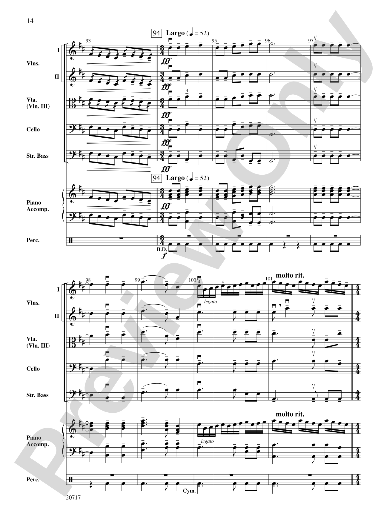 1812 Overture: String Orchestra Conductor Score & Parts